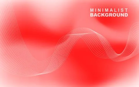 Abstract wavy lines isolated on a background. Smooth curved lines flowing i.. Stock Illustration