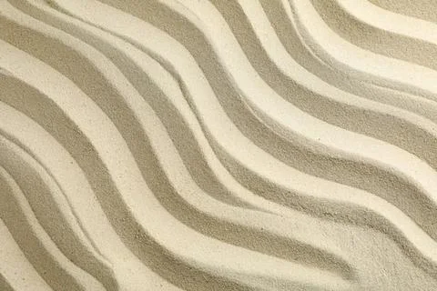 Abstract wavy lines pattern in beige and brown tones Stock Photos