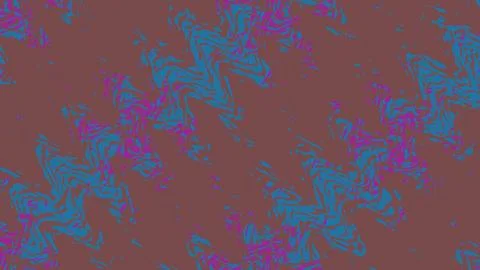 Abstract wavy lines pattern in blue and purple on brown Stock Illustration