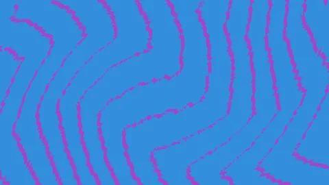 Abstract wavy lines pattern in blue and purple colors Stock Illustration