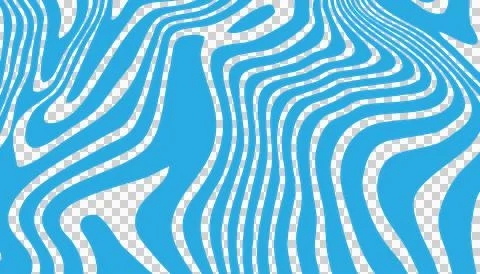 Abstract Wavy Lines Pattern in Blue and White Minimalist Design 스톡 일러스트