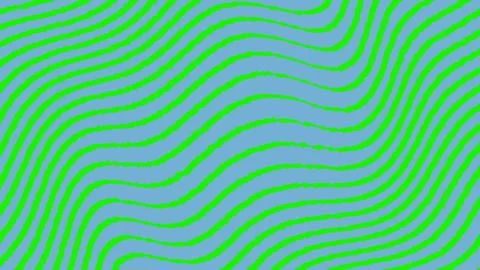 Abstract wavy lines pattern in bright green and blue colors Stock-Illustration