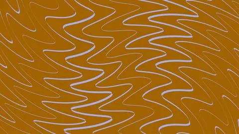 Abstract wavy lines pattern on a brown background Stock Illustration