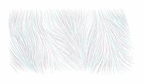 Abstract wavy lines pattern. Flowing curved strokes in cyan pink and gray. .. 库存插图