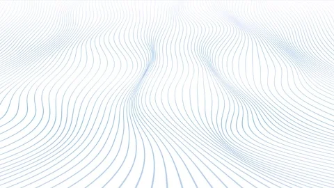 Abstract wavy lines pattern loop motion background Stock Footage 341293004