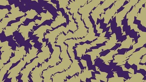 Abstract wavy lines pattern in olive green and dark blue Stock Illustration
