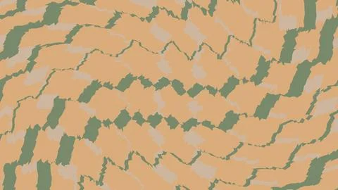 Abstract wavy lines pattern with peach and gray colors Stock Illustration