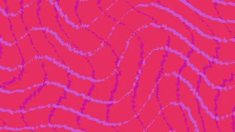 Abstract wavy lines pattern in pink and purple colors Stock Illustration
