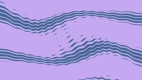 Abstract wavy lines pattern in purple and blue 스톡 일러스트