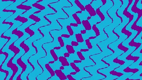 Abstract wavy lines pattern in purple and cyan colors Stock Illustration