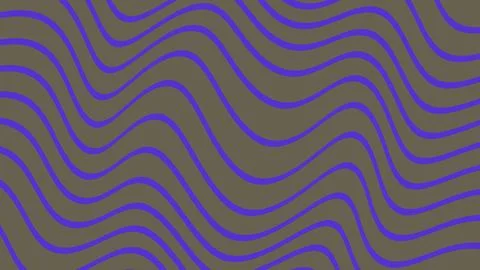 Abstract wavy lines pattern in purple and olive green Illustrazione stock