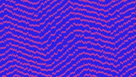 Abstract wavy lines pattern in purple and pink colors Stock Illustration