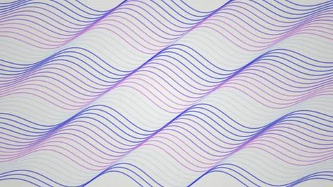 Abstract wavy lines pattern with purple and blue shades Stock Illustration
