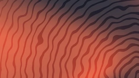 Abstract wavy lines pattern in red and orange Video stock 335944169