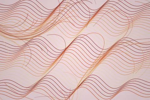 Abstract wavy lines pattern in soft pastel colors Stock Photos