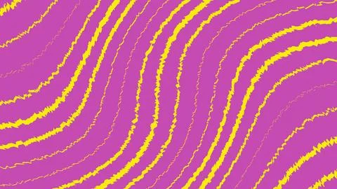 Abstract wavy lines pattern in vibrant colors Stock Illustration