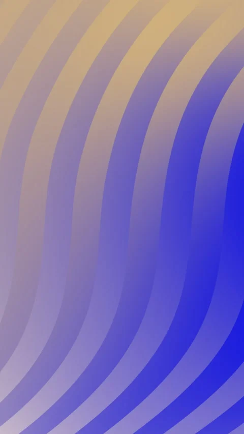 Abstract wavy lines in purple and orange gradient Video stock 336257444