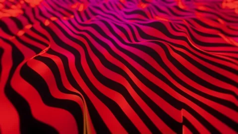 Abstract  Wavy Lines, Shiny background animation. Red Abstract background waves. Video stock 202323326