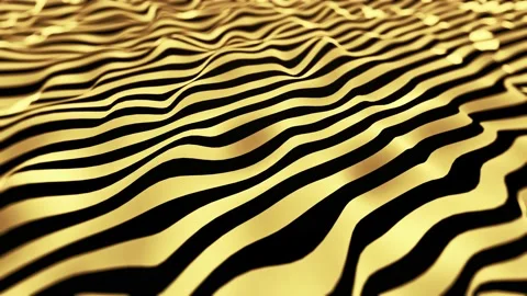 Abstract  Wavy Lines, Shiny background animation. Gold Abstract background 스톡 동영상 202323433