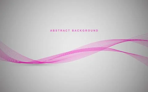 Abstract wavy lines. Texture background template. Vector illustration. イラスト素材