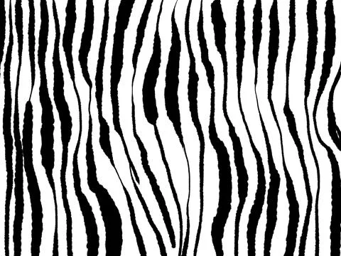 Abstract wavy lines texture. Hand drawn minimalistic illustration. Black ink Stock Illustration