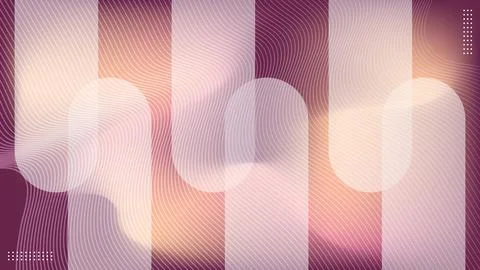Abstract Wavy Lines Vertical Gradient Overlay Background. Vector Illustration Stock Illustration