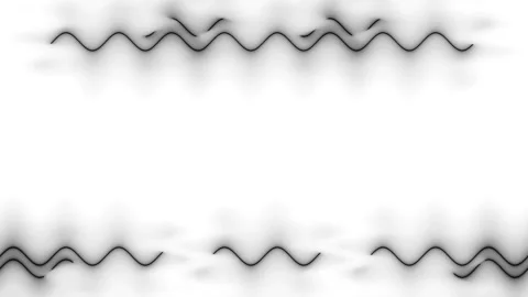 Abstract Wavy Lines with White Background Stock Footage 284391481