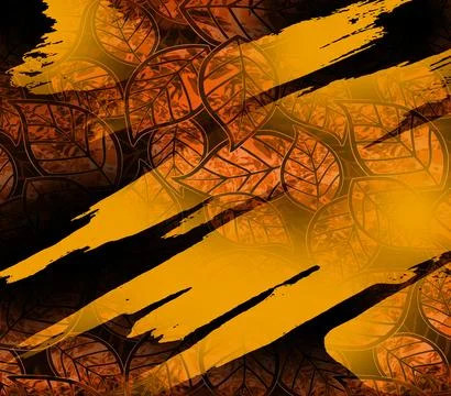 Abstract wavy lines.Grungy spotted pattern.African design. Stock Illustration