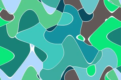 Abstract wavy lines.Grungy spotted pattern.African design. Stock Illustration
