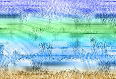 Abstract wavy lines.Grungy spotted pattern.African design. Stock Illustration