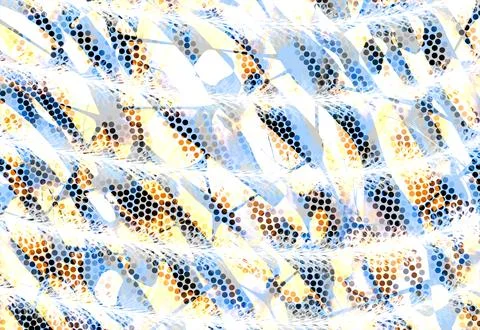 Abstract wavy lines.Grungy spotted pattern.African design. 스톡 일러스트
