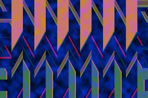 Abstract wavy lines.Grungy spotted pattern.African design. Stock Illustration
