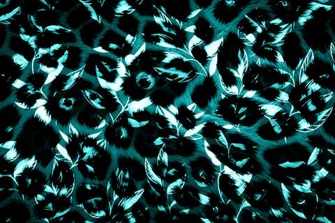 Abstract wavy lines.Grungy spotted pattern.African design. イラスト素材