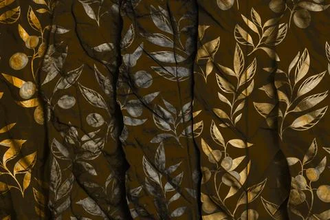 Abstract wavy lines.Grungy spotted pattern.African design. Illustrazione stock