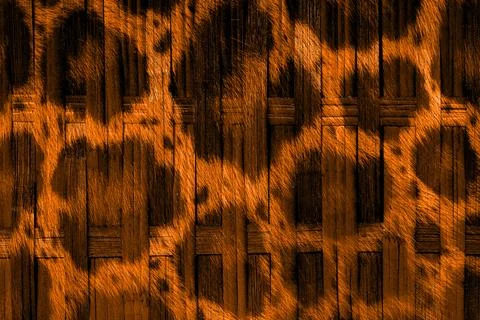 Abstract wavy lines.Grungy spotted pattern.African design. Illustrazione stock