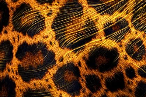Abstract wavy lines.Grungy spotted pattern.African design. Illustrazione stock