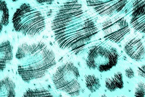 Abstract wavy lines.Grungy spotted pattern.African design. 스톡 일러스트