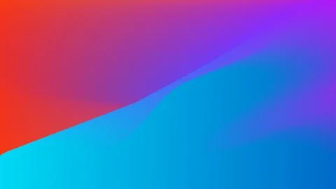 Abstract Wavy Liquid Gradient Background with Deep Red Purple and Blue Transitio Stock Illustration