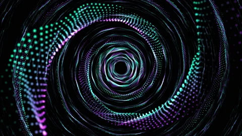 Abstract wavy motion background. Neon lights. Stock Footage 103755230