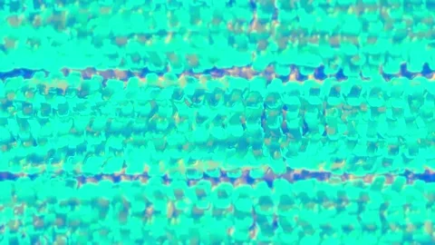Abstract Wavy Movement of 3D Lines and Particles 04. 4K Video stock 296213631