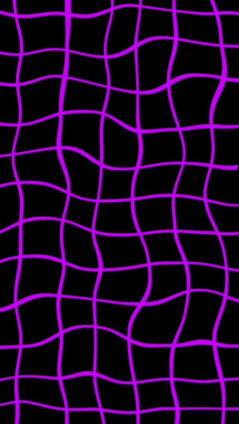 Abstract wavy neon grid warp loop motion graphic for cyberpunk tech visuals Stockbeeldmateriaal 339504589