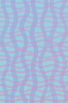 An abstract wavy pastel pattern in soft blue, pink, and purple, creating a .. Stock Illustration