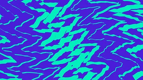 Abstract wavy pattern with blue and green liquid lines Illustrazione stock
