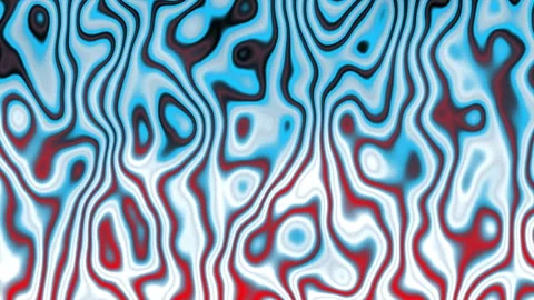 Abstract Wavy Pattern with Blue Red and White Colors Video stock 339699534