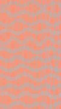 Abstract wavy pattern in coral and light gray creates a soft modern backdro.. 스톡 일러스트