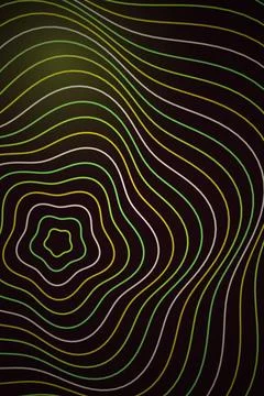 Abstract Wavy Pattern Dark Background Stock Photos
