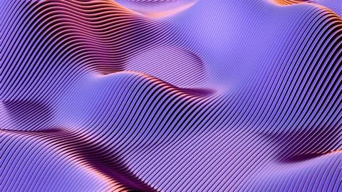 Abstract wavy pattern with flowing lines in blue and red tones.. Stock Illustration