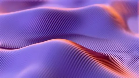 Abstract wavy pattern with flowing lines in blue and red tones.. Illustrazione stock