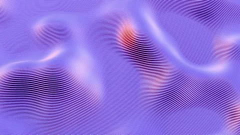 Abstract wavy pattern with flowing lines in blue and red tones.. Illustrazione stock