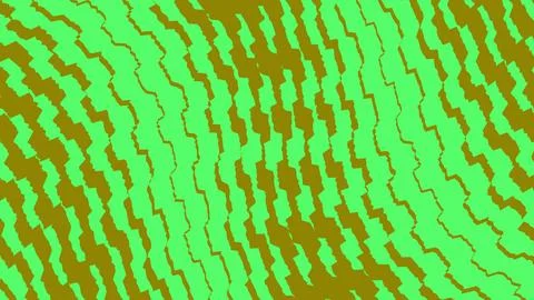 Abstract wavy pattern with green and brown stripes 스톡 일러스트